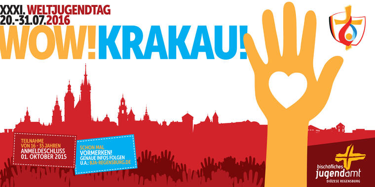 Flyer Weltjguendtag in Krakau